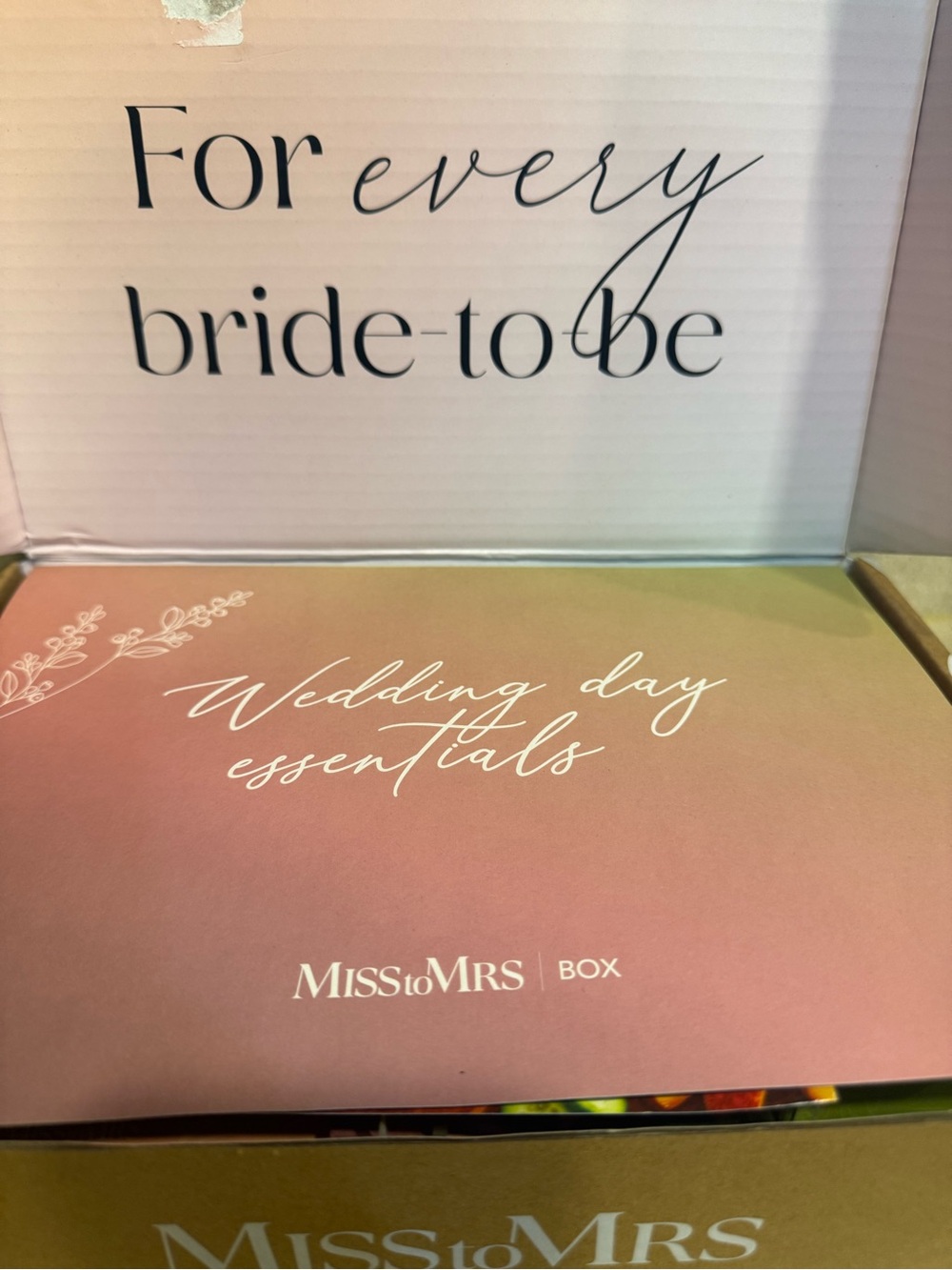 Wedding Day Essentials Box - Miss To Mrs